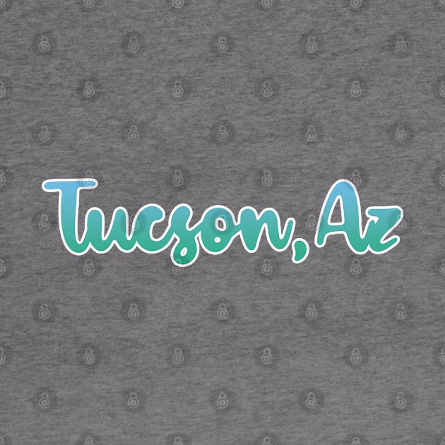 Tucson Arizona map  Arizona tourism Tucson AZ by BoogieCreates